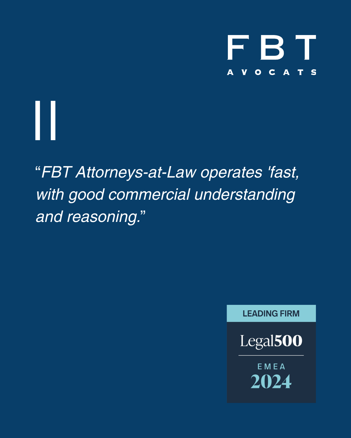 Corporate 2 FBT Legal500 2024