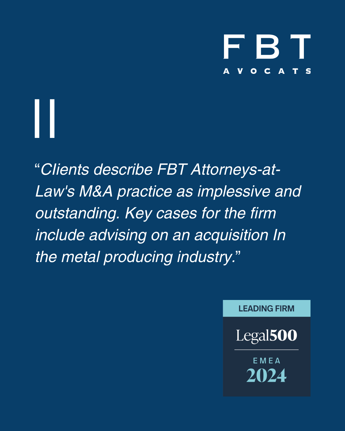 Corporate FBT Legal500 2024